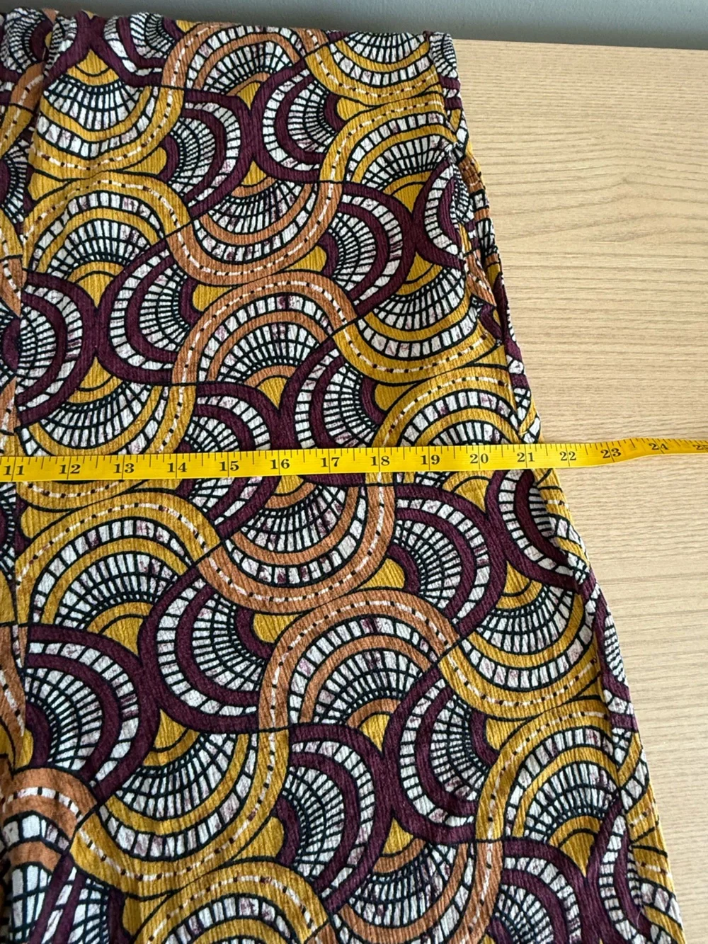 Boho Geometric Cropped Jumpsuit Romper Adjustable Straps Stretch Wide Leg Medium